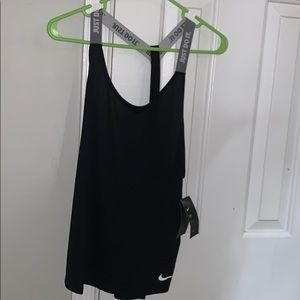 Nike dri-fit black work out tank top